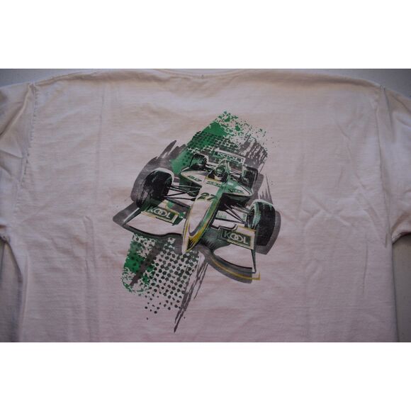 Vintage Kool Racing Short Sleeve Crewneck Pocket Tee White Unisex XL - Picture 3 of 8